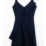 Cinq à Sept Cinq a Sept Zahara Black Ruffle Mini Dress Sleeveless Size 0 Photo 1