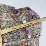 Brooks Brothers Brooks‎ Brothers Blouse Womens 4 Multicolor Silk Long Sleeve Paisley Print Sheer Photo 7