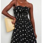DÔEN silk Maryanna Noir Solstice Sky Dot dress NEW Black Size XS Photo 6