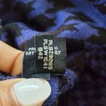 Ellen Tracy  Houndstooth Blue Black Circle Sweater Dress M Photo 7