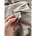 Blu Ivy Shacket Womens Medium Beige Corduroy Pearl Snap Western Festival Boho Brown Photo 3