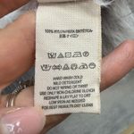 Free People S Small Cardigan Sweater Silver Cloud Faux Fur Oversized Open Front Photo 6