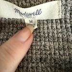 Madewell  Thermal Side Button Rib Marbled Long Sleeve Size Medium‎ Photo 8