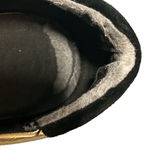 Michael Kors Signature Monogram Black & Gold Runner Sneakers Photo 6