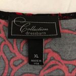 Dress Barn Vintage Y2K beaded fringe red black Made in USA Photo 2