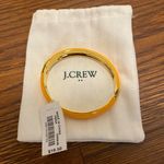 J.Crew Brand New (NWT)  FACTORY Yellow Enamel Clasp Bangle Photo 0