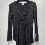 Old Navy Maternity Knit Top Small Wrap V Neck Long Sleeve Nursing Blouse Shirt Photo 0