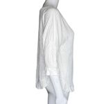 Anthropologie  Postmark Shirt Womens Small White Gauzy‎ Blouse Neutral Minimalist Photo 1