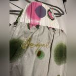 Desigual  Embroidered Floral Tie Dye Boho Dress Medium Photo 7
