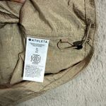 Athleta NWOT  Lightweight Lunar Sheen Shirt Jacket Brownstone Beige XL Relaxed Photo 9