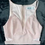 Tiger Mist Pink Cutout Crop Top Photo 0