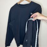 Vans  Woman's Black "V" Floral BFF "Off The Wall" Pullover Sweatshirt Size large Photo 4