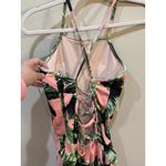 ALBION FIT Albion Hawaiian Print Onepiece Swimsuit Size Large Tropical Photo 2