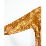 Stillwater  Don't Look Back Mini Dress Medium Animal Print Long Sleeve Aline Photo 7