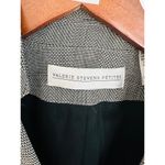 Vintage 90s Cropped Blazer Structured Minimalist Jacket Sharp Shoulders SZ 2P Black Photo 3