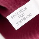 J.Crew Contrast Trim Ribbed Long Sleeve Roll Neck T-Shirt Size XS Maroon K3235 Photo 7