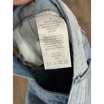 Sam Edelman Women's Blue Striped The Chelsea Wide Leg Crop Jeans Size 28 Photo 3