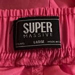 Super Massive Bubblegum Pink Casual Jogger Pants Barbie Core Large Pop Funk Photo 7