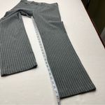 Betabrand  Grey Gray Striped Straight Leg Pant Stretch Women Small Petite Pull-on Photo 6