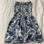 Ocean Drive  Dress Mini Blue White Strapless  Photo 0