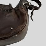 Tod's Dark Brown Leather Hobo Shoulder Bag Handbag Purse Photo 6
