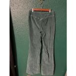 Free People  Green High Rise Corduroy Flared Pants Sz 28 Photo 1