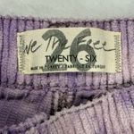 Free People We The Free Tie Dye Corduroy Pants Women Size 26 Purple Beige Photo 6
