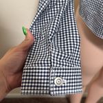 Peck & Peck  Checkered blue and white denim woman jacket size LARGE Photo 4