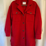 Old Navy Red Shacket - Size Large Photo 0