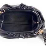 Understated Leather  Black Crescent Vegan Leather Crossbody Photo 3