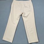 BCBGMAXAZRIA  Dress Pants Womens M 32x24 Beige Cropped Mid Rise Straight Career Photo 1
