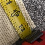 Dreamers By Debut Yellow Collared ribbed Long Sleeve Cropped v neck Sweater S Photo 5