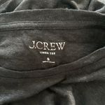J.Crew  New Relaxed Linen Long-sleeve T-shirt Black Photo 3