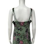 Jessica Simpson  Floral Green Velvet Dress Large NWT Photo 3