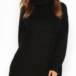 Boohoo Oversized Black Turtleneck Photo 0