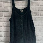 Magic Green button down tank top, Free Size, with beautiful design and bow on the back Photo 0