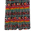 Chance or Fate Y2K Tribal Print Sleeveless Dress -Swing Style Chunky Neck Detail Large Photo 4