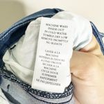 Frank & Eileen Wicklow Jean Ankle Straight Leg Raw Hem Denim Stretch Blue Size 6 Photo 9