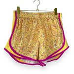 Nike  Dri-Fit Icon Clash Tempo 3’’ Running Shorts in Yellow/Pink Speckled Size S Photo 6