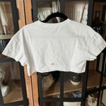 Alo Yoga  Made You Look cropped tee baby top crewneck logo short sleeve white Photo 1