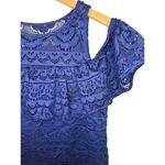 Lilly Pulitzer  Women’s Lyra Off The Shoulder Lace Top Size XXS Blue Photo 2