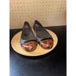 Crocs Womens Brynn Ballet Flats Brown Tortoise Slip On Round Toe Comfort Sz 8 Photo 2