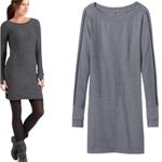 Athleta  Carmella Thumbhole Sleeve Striped Knit Dress, M Photo 8
