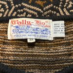 Tally Ho Vintage 1990s Y2K Black Shades of Brown Cardigan Sweater Geometric 3X Photo 14
