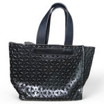 Furla Black Perforated Small Tote Bag Photo 0