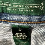 Ralph Lauren  Polo Jeans Co Womens Cutoff Jean Shorts 6 Distressed 5" inseam Photo 5