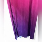No Boundaries  Ombre Maxi Tube Dress Small Orange Red Pink Purple Gradient Slit Photo 3