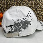 True Religion 🧢🧢White Graffiti Print Adjustable Baseball Hat | OSFA | Photo 1