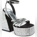 🆕Azalea Wang Jennifer Glamorous Silver Strappy Sandals SZ 8.5 Photo 0
