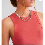 Z Supply Carolina Rib Mini Dress Mineral Red Sleeveless Tank Size XS $79 Photo 2